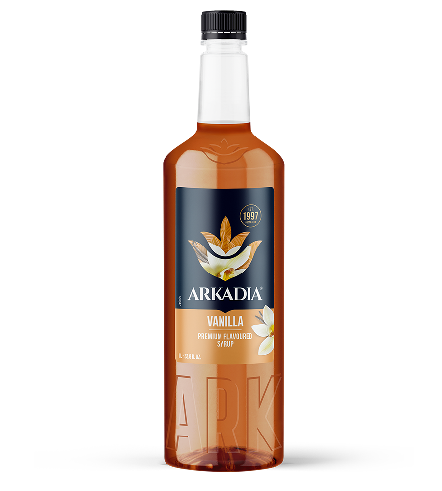 Bottle of Arkadia Vanilla Syrup 1litre