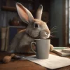 gc_photoreal_rabbit_drinking_a_coffee_5f0e6751-7499-42bd-bd7c-350b860b295e